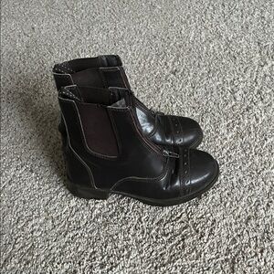 Kids Brown Leather Boots